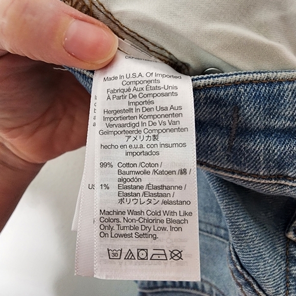 Madewell Danby Wash The Perfect Vintage Straight Distressed Jeans 24 - Picture 8 of 9